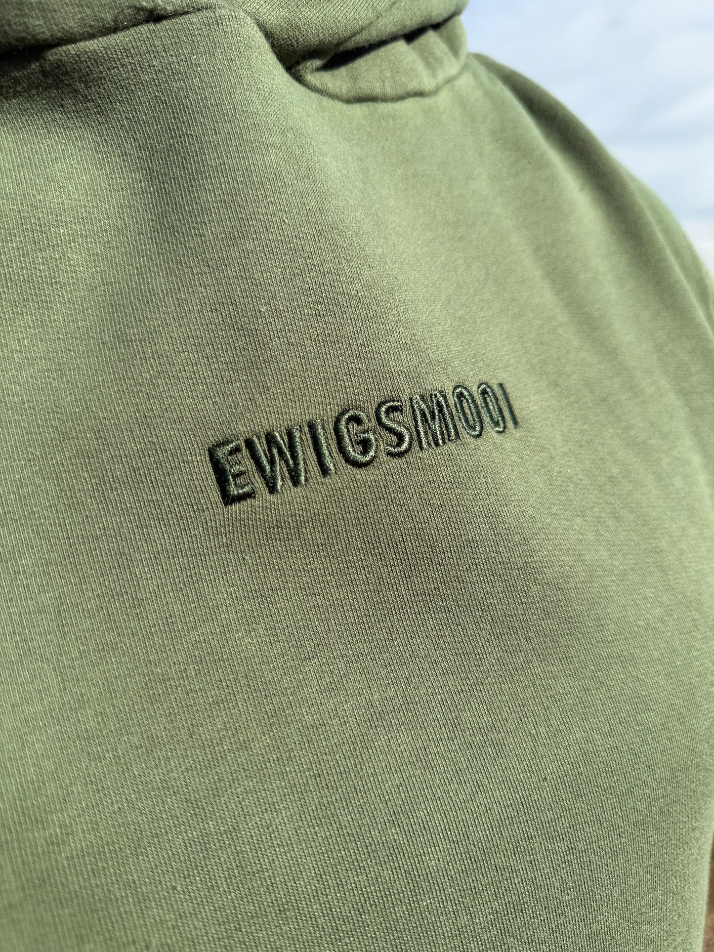 Hoodie Toni - green/green