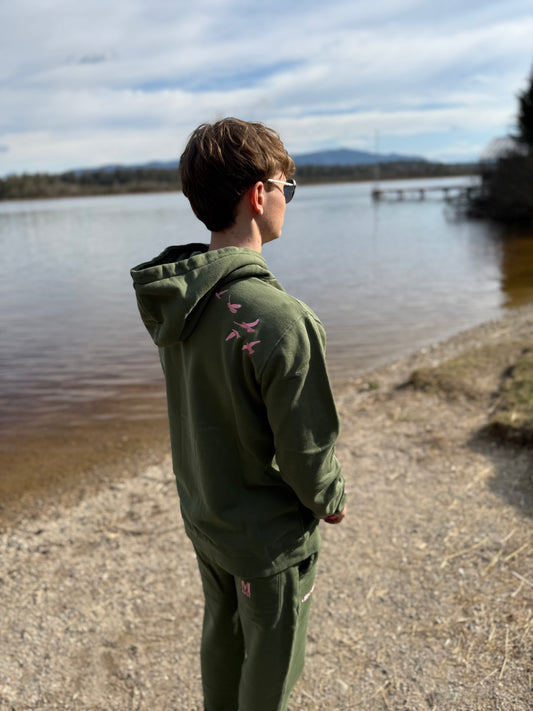 Jogger Kim - green/ rose