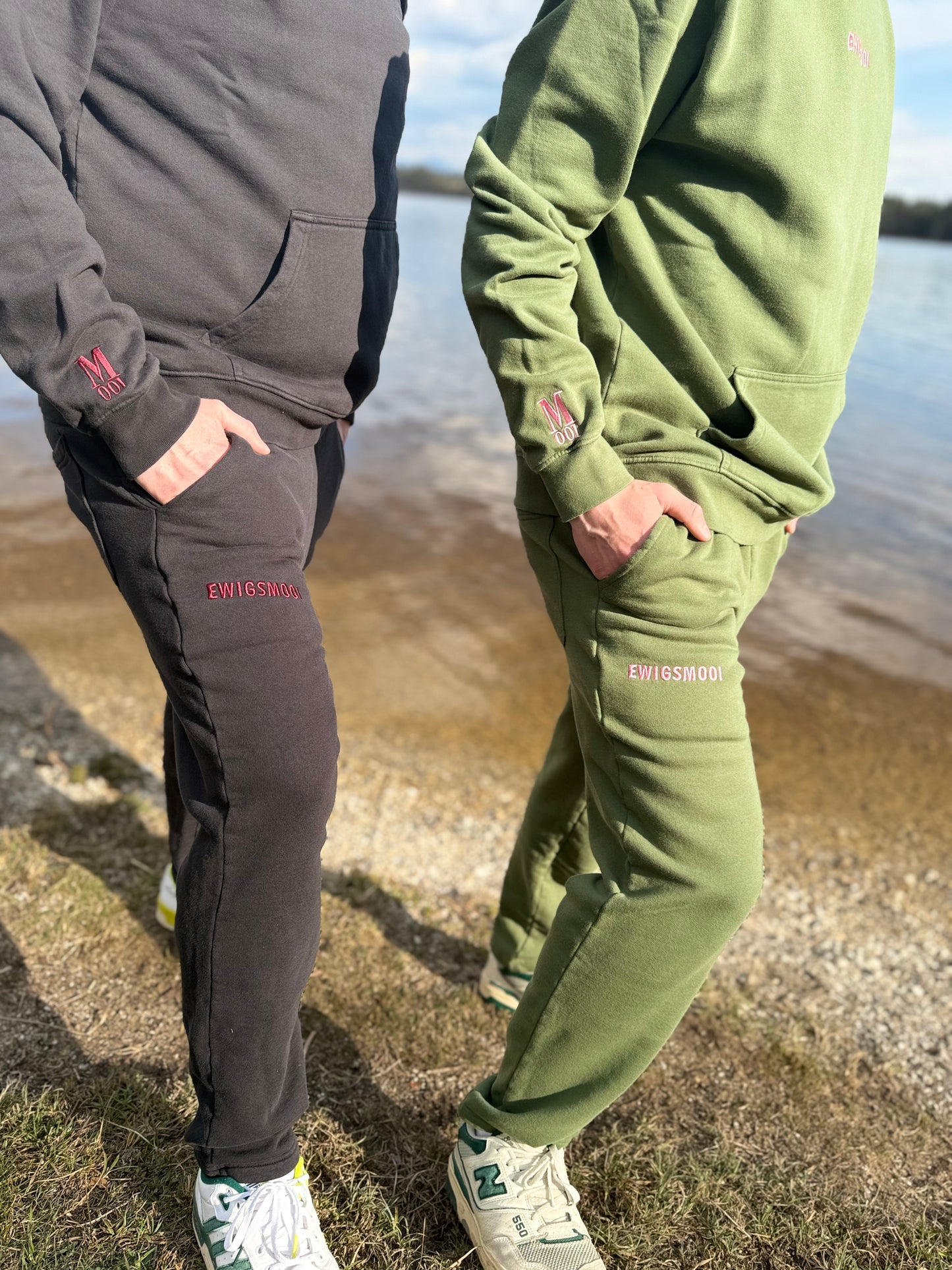 Jogger Kim - green/ rose