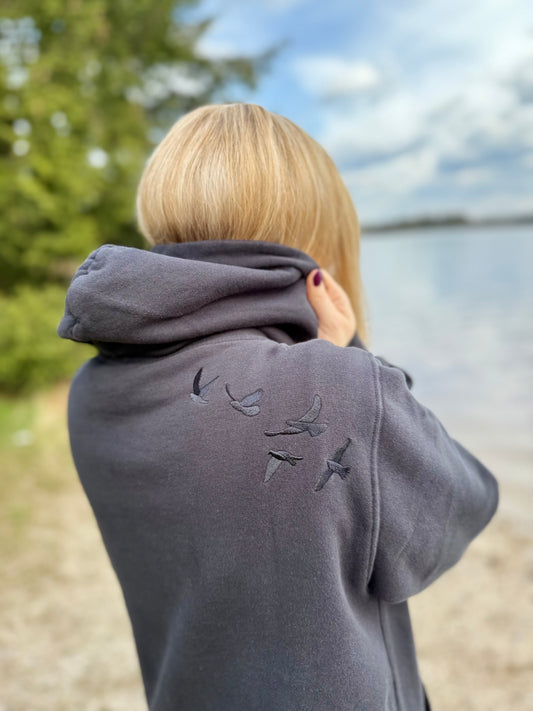 Hoodie Toni - black/black